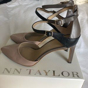Ann Taylor Colorblock Heel 7.5